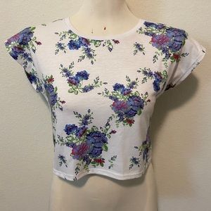 Cropped Floral Top